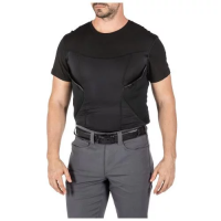 Футболка-кобура 5.11 Tactical CAMS Short Sleeve Baselayer Black  