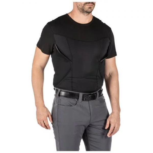Футболка-кобура 5.11 Tactical CAMS Short Sleeve Baselayer Black