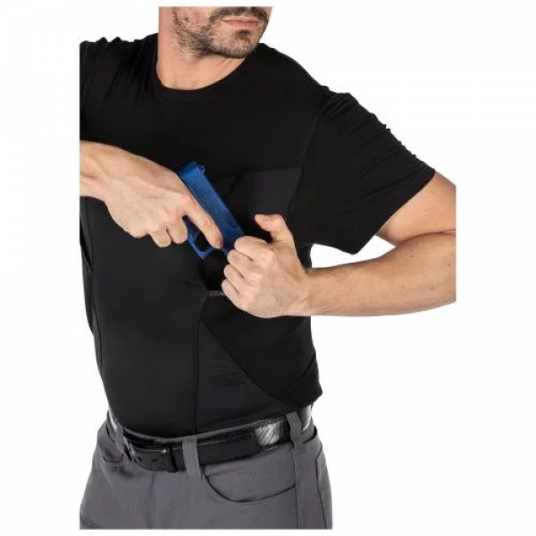 Футболка-кобура 5.11 Tactical CAMS Short Sleeve Baselayer Black