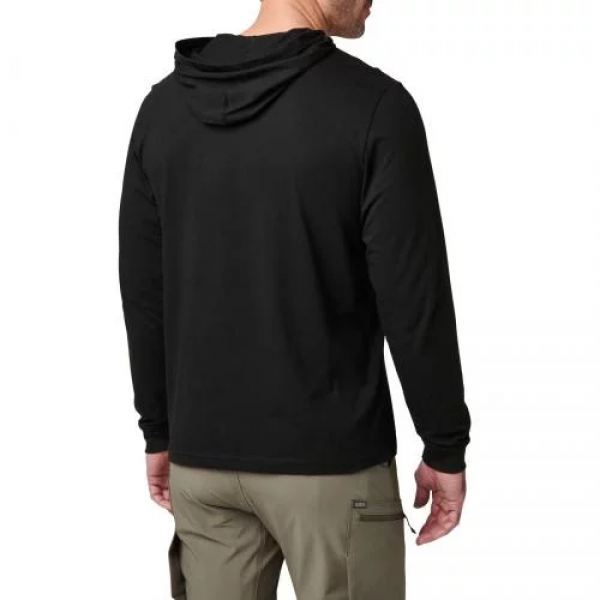 Реглан c капюшоном 5.11 Tactical® 5.11 Hooded Long Sleeve BLACK