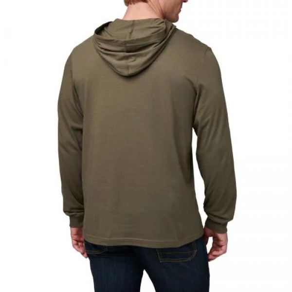 Реглан c капюшоном 5.11 Tactical® 5.11 Hooded Long Sleeve RANGER GREEN