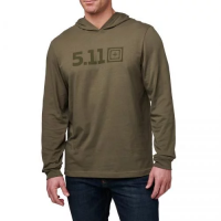 Реглан c капюшоном 5.11 Tactical® 5.11 Hooded Long Sleeve RANGER GREEN