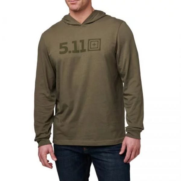 Реглан c капюшоном 5.11 Tactical® 5.11 Hooded Long Sleeve RANGER GREEN
