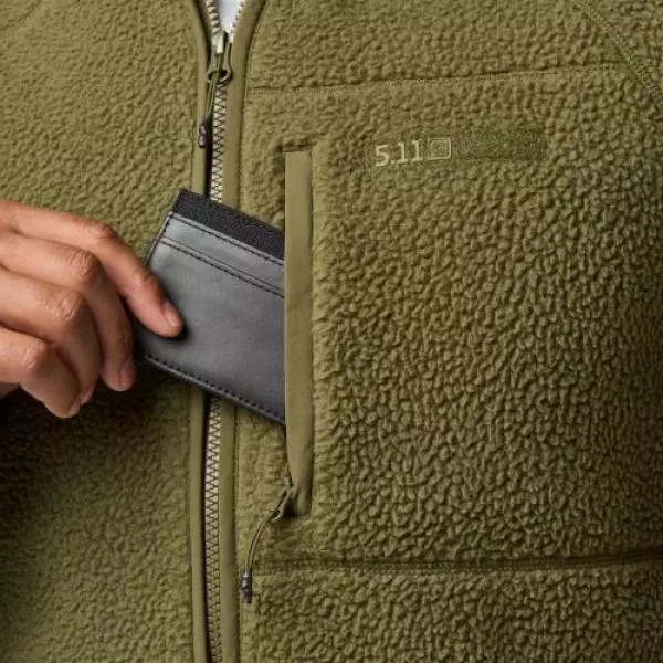 Куртка флисовая 5.11 Tactical® HQ Tech Fleece Jacket Field green