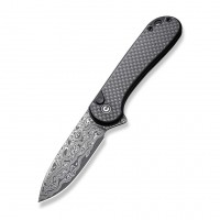 Нож Civivi Elementum II Button Lock Damascus Black