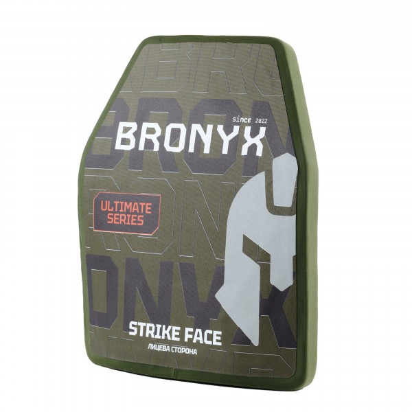 Бронеплита Bronyx 5-го класса защиты Ultimate (НВМПЕ + B₄C) размер М (25х30см)