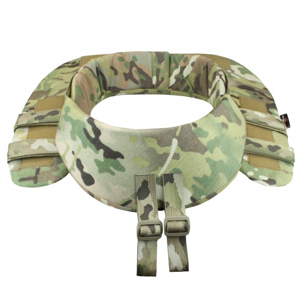 Баллистическая защита шеи и горла для plate carrier NIJ IIIa MultiCam ProfArmor