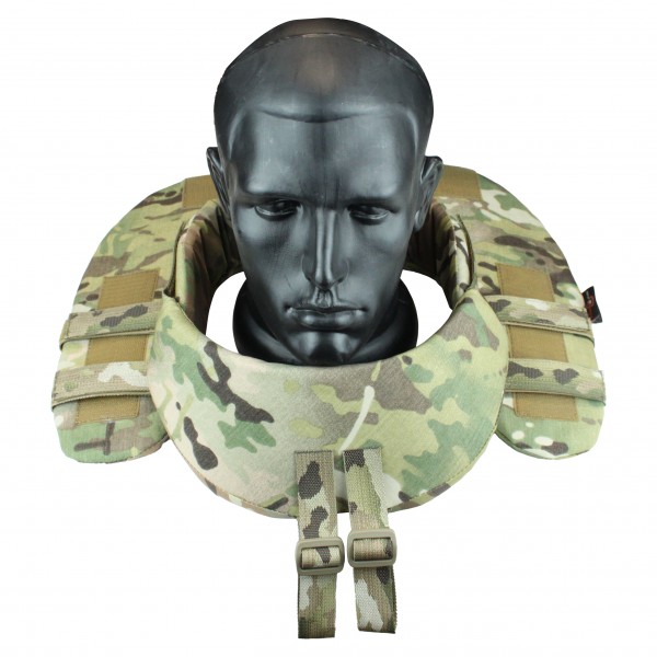 Баллистическая защита шеи и горла для plate carrier NIJ IIIa MultiCam ProfArmor