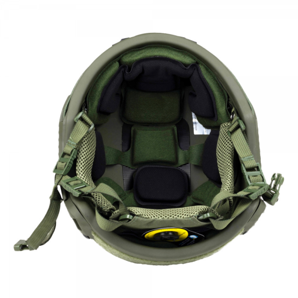 Комплект шлем баллистический FAST NIJ 0106.01 IIIA. 44 WENDY с наушниками Walker's Razor Slim Electronic Muffs Dark MultiCam
