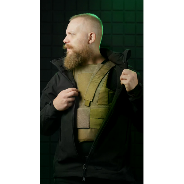 Легкий бронежилет Balistyka "Рубашка" S–XL 1, 2 класс Coyote