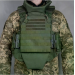 Бронежилет облегченный Balistyka "Сармат" с баллистическим противоосколочным пакетом 1 класса защиты Olive 