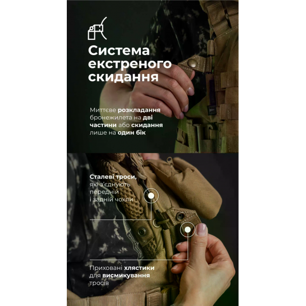 Бронежилет женский Balistyka "Сармат" с баллистическим противоосколочным пакетом 1 класса защиты под бронеплиты 25х30 см Coyote 