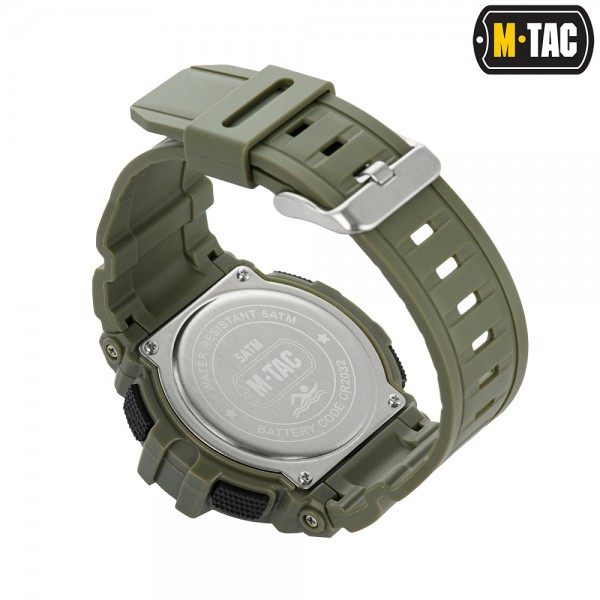 Часы тактические с компасом 2233 Олива M-Tac