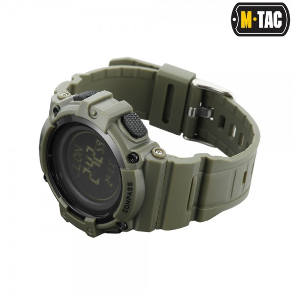 Часы тактические с компасом 2233 Олива M-Tac