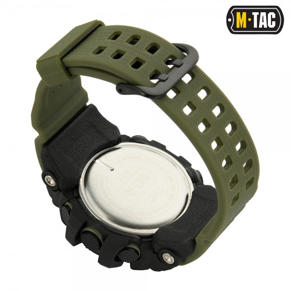 Годинник тактичний Adventure Чорний/Олива M-Tac