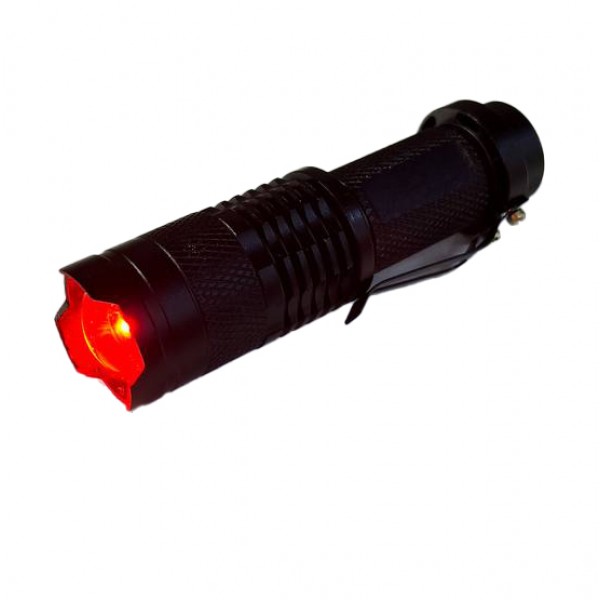 Фонарик тактический SK68 mini (красный свет)