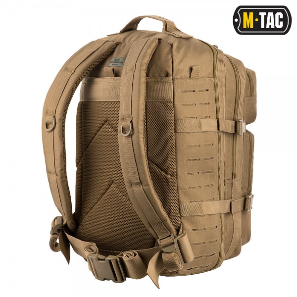 Рюкзак LARGE ASSAULT PACK LASER CUT M-TAC Coyote