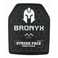 Бронеплита Bronyx 4-го класу захисту (НВМПЕ + Al₂O₃) розмір L (26х33см)