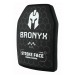 Бронеплита Bronyx 4-го класу захисту (НВМПЕ + Al₂O₃) розмір L (26х33см)