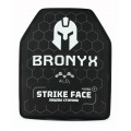 Бронеплита Bronyx 4-го класу захисту (НВМПЕ +Al₂O₃) розмір М (25х30см)