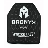 Бронеплита Bronyx 4-го класу захисту (НВМПЕ +Al₂O₃) розмір М (25х30см)
