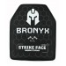 Бронеплита Bronyx 4-го класу захисту (НВМПЕ +Al₂O₃) розмір М (25х30см)