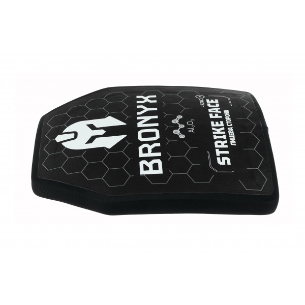 Бронеплита Bronyx 4-го класу захисту (НВМПЕ +Al₂O₃) розмір М (25х30см)