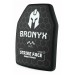 Бронеплита Bronyx 4-го класу захисту (НВМПЕ +Al₂O₃) розмір М (25х30см)