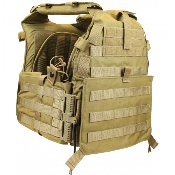 Комплект 6094 QRS Grad Coyote + плиты Bronix + баллистические пакеты