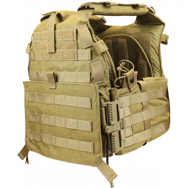 Комплект 6094 QRS Grad Coyote + плиты Bronix + баллистические пакеты