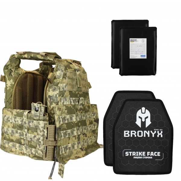 Комплект 6094 QRS Grad MM14 + плиты Bronix + баллистические пакеты