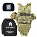 Комплект AVS Original MultiCam USA + плиты Bronix + баллистическая защита паха и подсумки