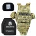 Комплект AVS Original MultiCam USA + плиты Bronix + баллистическая защита паха и подсумки
