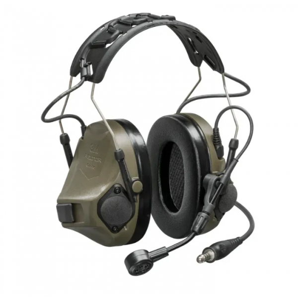 Активні навушники 3M MT14H418A-38 GN PELTOR™ ComTac™ VIII, зелені, 4-контакт (вихід PELTOR)