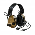 Активні навушники 3M™ PELTOR™ ComTac™ VI, NIB Headset, NATO wired, Green (MT20H682FB-86N), вертикальні з 1 аудіовиходом J11 (NATO)
