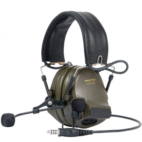 Активні навушники 3M™ PELTOR™ ComTac™ XPI Headset, NATO (MT20H682FB-86), вертикальні з 1 аудіовиходом J11 (NATO)