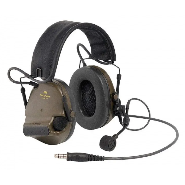 Активні навушники 3M™ PELTOR™ ComTac™ XPI Headset, NATO (MT20H682FB-86), вертикальні з 1 аудіовиходом J11 (NATO)