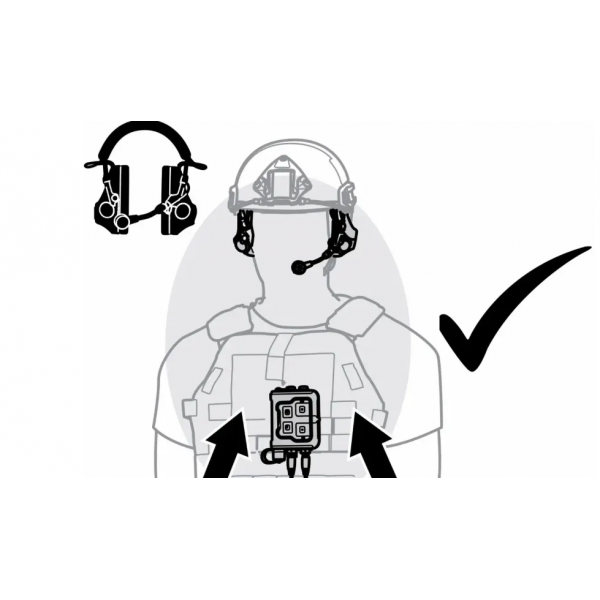 Адаптер 3M™ PELTOR™ PTT SCU-300EU WS GE з Bluetooth