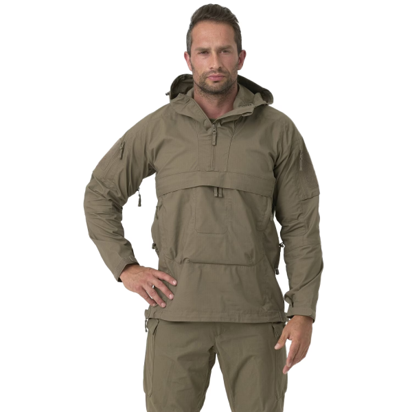 Куртка Helikon Anorak Tracer PolyCotton Stretch Rip-Stop Coyote