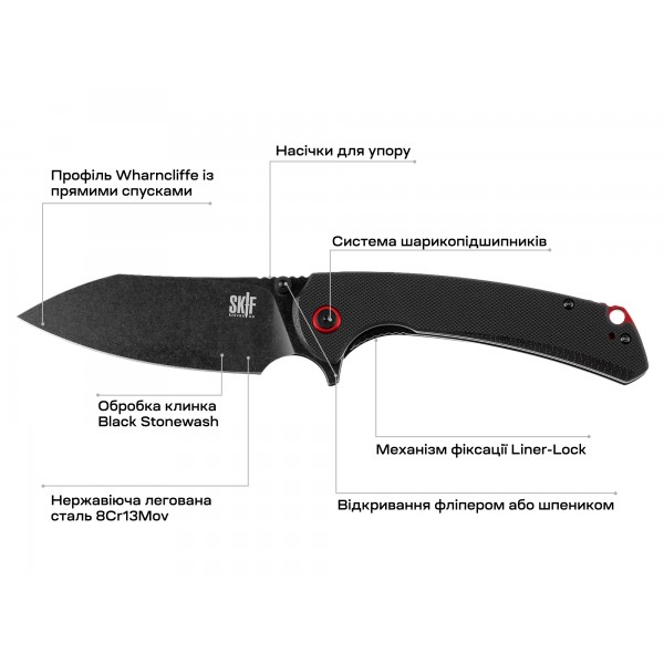 Нож Skif Adventure II BSW Black