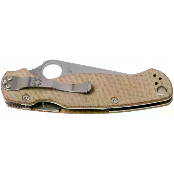 Ніж Spyderco Para Military 2 Brown Micarta CPM Cru-Wear