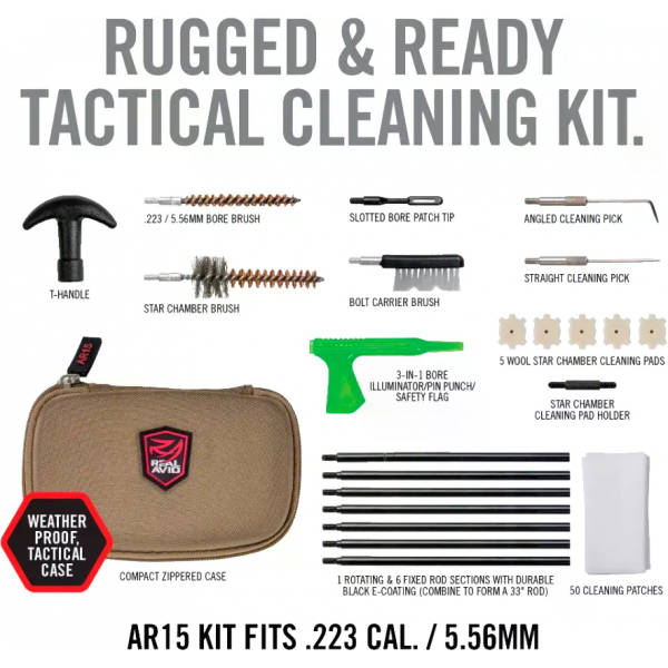 Набор для чистки оружия Real Avid AR-15 Gun Cleaning Kit