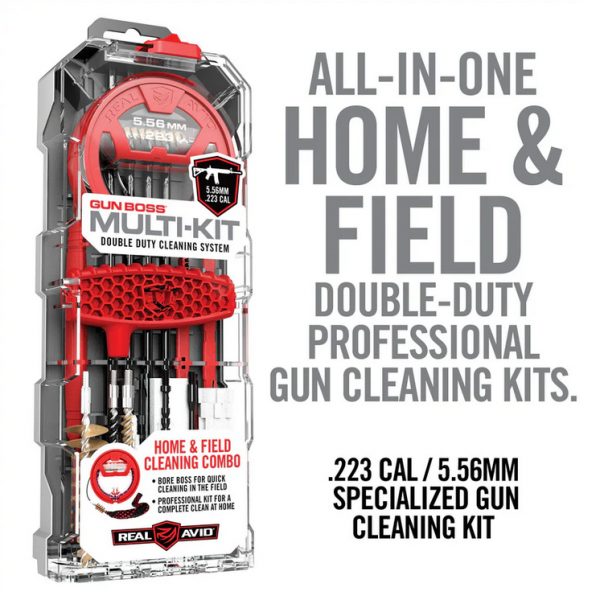Набор для чистки оружия Real Avid Gun Boss Multi-Kit – .223 CAL / 5.56 мм