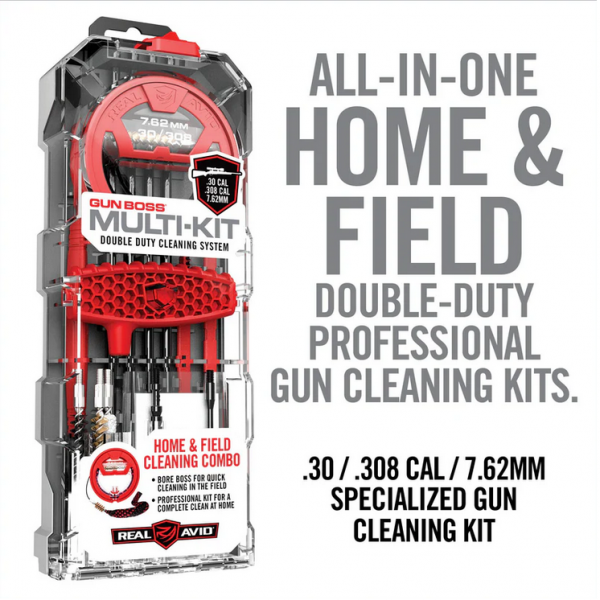 Набор для чистки оружия Real Avid Gun Boss Multi-Kit - .30CAL/.308CAL/7.62 мм