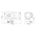 Прицел колиматорный Holosun HE530G-RD точка 2 MOA + коло 65 МОА