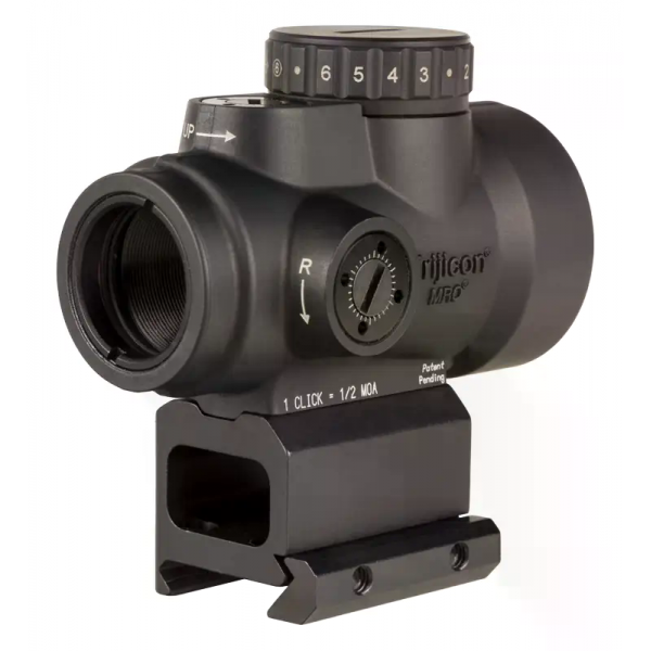 Прицел колиматорный Trijicon MRO HD 1х25 точка 2 MOA + круг 68 MOA с красной подсветкой
