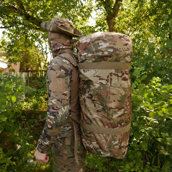 Сумка-баул 80л Kiborg Multicam
