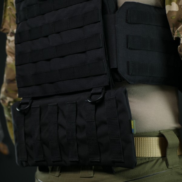 Баллистическая защита поясницы Kiborg Gen.2 Black