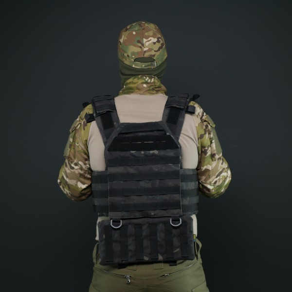 Баллистическая защита поясницы Kiborg Gen.2 Black Multicam