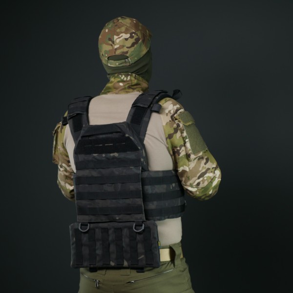Баллистическая защита поясницы Kiborg Gen.2 Black Multicam